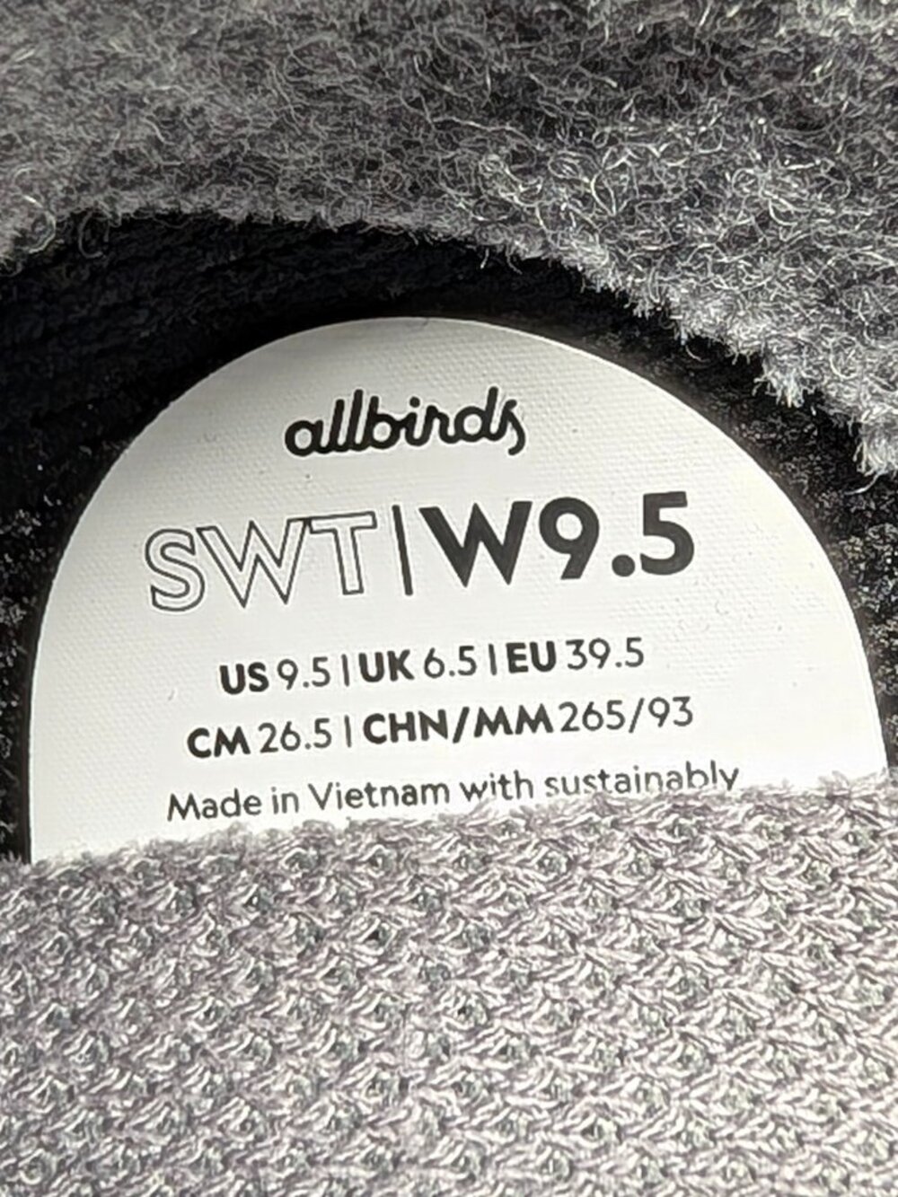 Allbirds Trail Runners SWT Sneakers in Navy Blue/Natural Black - NWOT - Picture 2 of 15